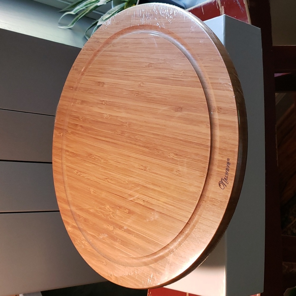 Nuwave bamboo platter 14in